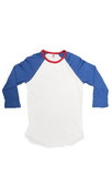 Royal Apparel 17330 Infant Americana Raglan Baseball Shirt