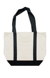 Royal Apparel C1072ORG Organic Canvas Large Two Tone Tote