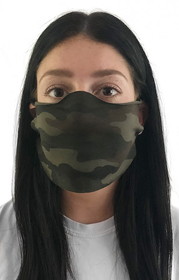 Royal Apparel FMJCMO Unisex Camo Jersey Face Mask