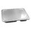 Aspire Stainless Steel 4 Sections Divided Dinner Trays with Metal Cover Portion Control Plate Divided Plates