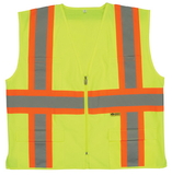 Safety Flag Class 2 Safety Vest With Contrasting Stripes