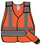 Safety Flag Public Safety Vest with Silver Stripes