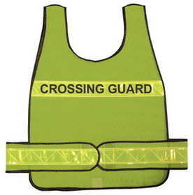 Safety Flag Vests - Poncho Style (Public Safety Legends) Safvest w/Side Closures