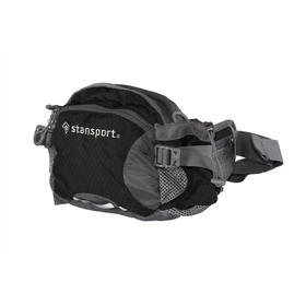 Stansport 1058-20 Waist Pack with Shoulder Strap - 5 Liter - Black