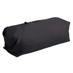 Stansport 1201 Top Load Canvas Deluxe Duffel Bag Black - 42" L x 12" W x 12" H
