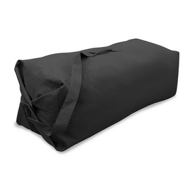 Stansport 1206 Top Load Canvas Deluxe Duffel Bag Black - 50" L x 14.25" W x 14.25"