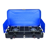 Stansport 203-93-50 Outfitter Series Propane Stove 2-10 K Burners - Blue