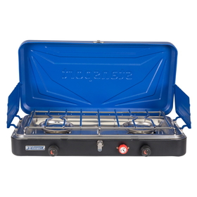 Stansport 212-50 Outfitter Series 2-Burner Propane Stove - Blue