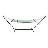 Stansport 30900 Antigua Cotton Hammock W/Stand- Double - 78 In X 57 In