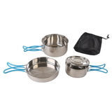 Stansport 363-100 Stainless Steel Cook Set