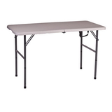 Stansport 616-2448 Folding Table - White - 48 In X 24 In X 29 In