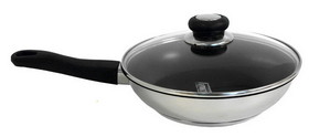 SPT HK-0945 9.5&#8243; Stainless Fry Pan with Excalibur Coating