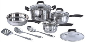 SPT HK-1111 11pc Stainless Steel Cookware Set