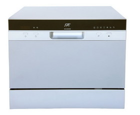 SPT SD-2224DS Countertop Dishwasher with Delay Start &#038; LED &#8211; Silver