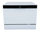 SPT SD-2224DW Countertop Dishwasher with Delay Start & LED – White
