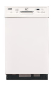 SPT SD-9254W Energy Star 18&#8243; Built-In Dishwasher w/ Heated Drying &#8211; White