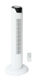 SPT SF-1536W Tower Fan with Remote and Timer in White