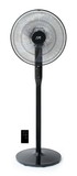SPT SF-16D48BK 16″ DC-Motor Energy Saving Stand Fan with Remote and Timer – Piano Black