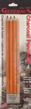General Pencil 557BP Charcoal Pencil Kit - 5Pc