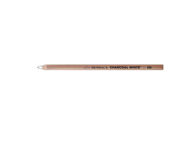 General Pencil 558 Charcoal Pencil - White