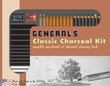 General Pencil 57-RETRO Classic Charcoal Set - 32Pc