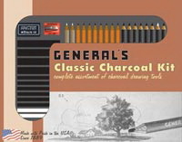 General Pencil 57-RETRO Classic Charcoal Set - 32Pc