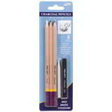 Pro Art PRO 3062 Charcoal Pencil Set - 4Pc Assorted