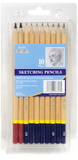 Pro Art PRO3077 Sketching Pencils Set - 10Pc