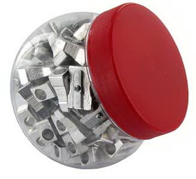 Kum-Usa 104.01.07 Kum Single-Hole Metal Sharpeners - 100Pc Mini Jar