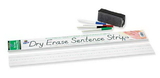 Pacon 5185 Sentense Strips - White Dry Erase