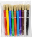 Artist Select 400210 Plastic Chubby Brush - 10Ct