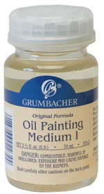 Grumbacher 575-2 Oil Painting Medium 1 Matte Finish -2Oz