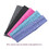 TOPTIE 5 PCS Women's Sports Headbands, Elastic Headbands with Two Silicon Bars for Unisex Exercise Anti-Slip High-Quality Soft Stretch Fabric