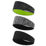 TOPTIE 3 PCS Sport Headbands for Men, Sweat Headbands for Running Fitness Yoga Cycling, Sweat Wick Non-Slip