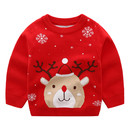 TopTie Baby Boy Girl Christmas Sweater Clothes Party Reindeer Pullover