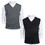 TOPTIE 2 Pack Window Clerk Sweater Vests For Men, Work Uniform Cotton V-Neck Sweater Vests