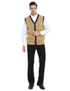 TOPTIE Men's V-Neck Slim Fit Casual Suit Vests