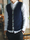 TOPTIE Custom Embroidered Monogrammed Men's Sleeveless Cardigan Sweater Vest Stylish Button