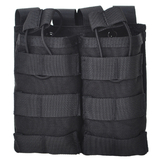 Tactical Magazine Pouch, M4 M16 AR-15 Type Molle Mag Pouch, Double or Triple Airsoft Open-Top Mag Holder