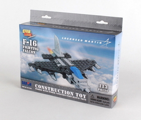 Daron BL14188 F-16 113 Piece Construction Toy
