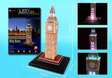 Daron CFL501H Big Ben 3D Puzzle With Base & Lights 28 Pieces