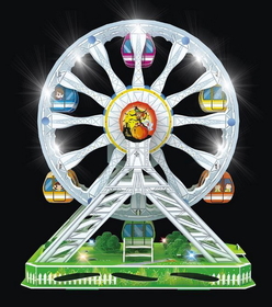 Daron CHA127 Ferris Wheel 3D Puzzle Led 77 Pieces Motorized