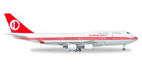 Herpa HE529679 Malaysia 747-400 1/500 Retrojet