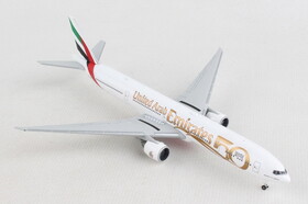 Herpa HE536219 Emirates 777-300Er 1/500 50Th Anniversary (**)
