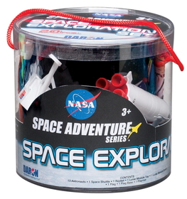 Daron HFL999 Space Exploration 20 Piece Playset W/Playmat