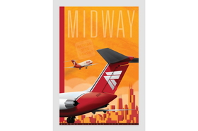 Jet Age Art JA056 Midway Airlines Tribute Poster 14 X 20