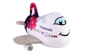 Daron MT026-1 Hawaiian Airlines Plush Airplane W/Sound New Livery