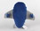 Daron Jet Blue Plush Airplane, MT027