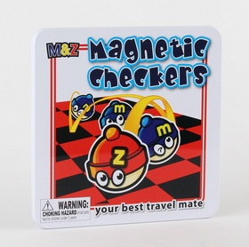 Daron MZ660023 Checkers Magnetic Travel Game