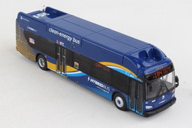 Daron Mta New Flyer Xcelsior Transit Electric Hybrid Bus 1/87, NY2050